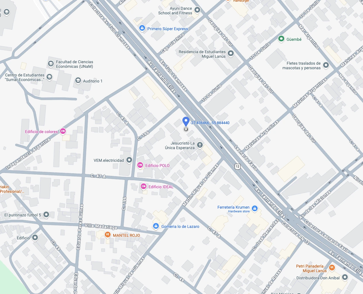 Monoambiente en ALQUILER – Zona Campus UNaM
